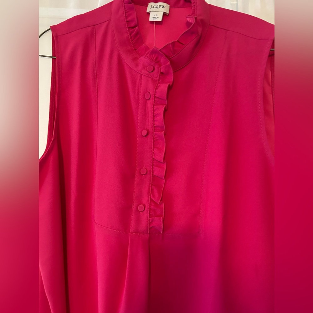 J. Crew sleeveless blouse - Picture 2 of 4